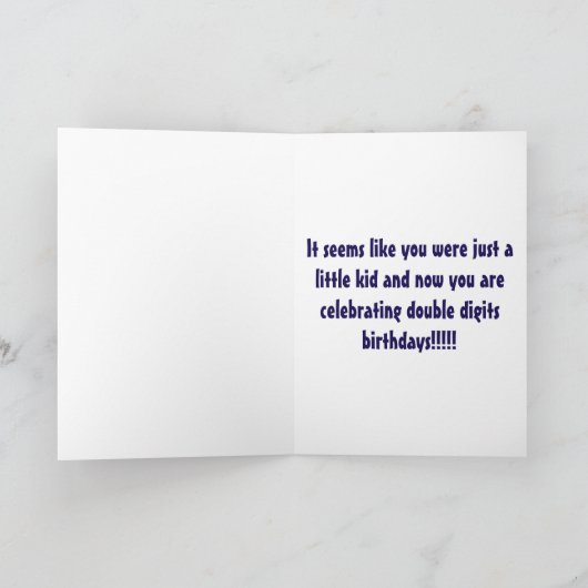 HOOG VAAK EN GOED GOED U bent *** 10*** Kaart (Binnen)