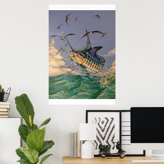 "Hoog vliegen" Poster (Thuiskantoor)