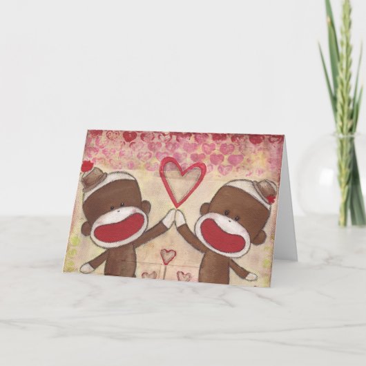 Hoog Wenskaart Vijf Kaart (Voorkant)