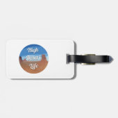 Hoog woestijnleven bagagelabel (Achterkant horizontaal)