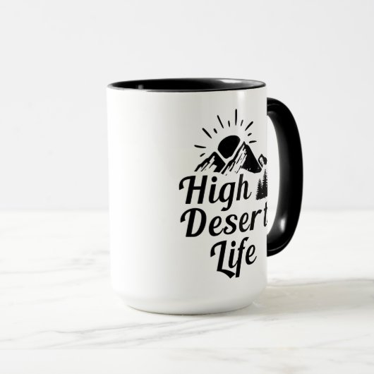 Hoog woestijnleven mok (Voorkant rechts)