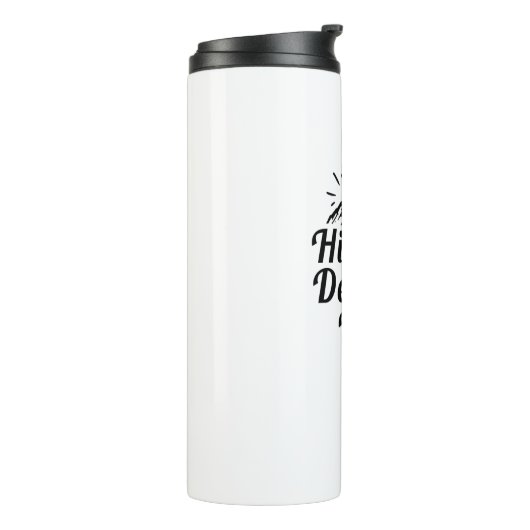 Hoog woestijnleven thermosbeker (Gedraaid links)