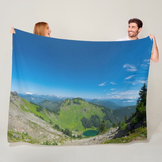 Hoogalpienmeer Fleece Deken (In situ)