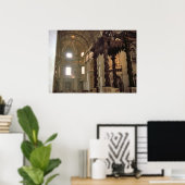 Hoogaltaar Sint-Peter Basilica, Vaticaan, Rome Poster (Thuiskantoor)