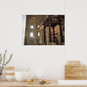 Hoogaltaar Sint-Peter Basilica, Vaticaan, Rome Poster (Keuken)