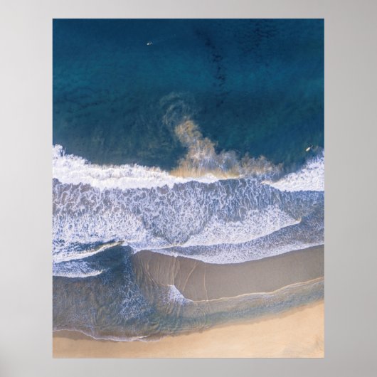 HOOGANGSFOTOGRAFIE VAN BEACH SHORE POSTER (Voorkant)