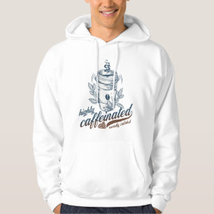 hoogcafeïnevrije, sociaal geïsoleerde, grappige ko hoodie