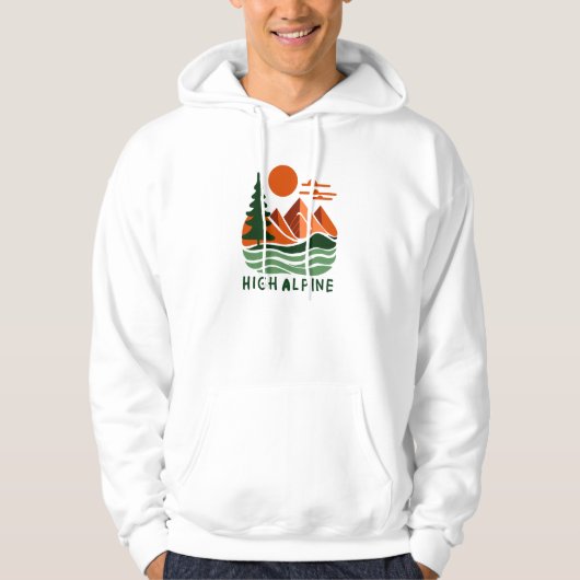 hooggebergte hoodie (Voorkant)