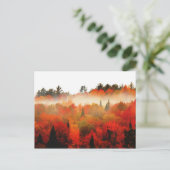 Hooggebergte in het herfst van Peaks Adirondacks Briefkaart (Staand voorkant)