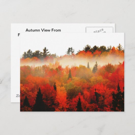 Hooggebergte in het herfst van Peaks Adirondacks Briefkaart (Voorkant / Achterkant)