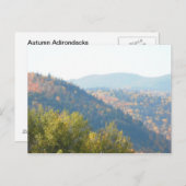 Hooggebergte in het herfst van Peaks Adirondacks Briefkaart (Voorkant / Achterkant)