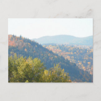 Hooggebergte in het herfst van Peaks Adirondacks Briefkaart