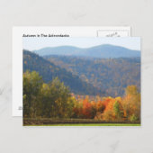 Hooggebergte in het herfst van Peaks Adirondacks Briefkaart (Voorkant / Achterkant)
