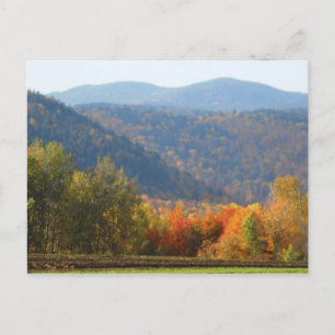 Hooggebergte in het herfst van Peaks Adirondacks Briefkaart
