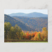 Hooggebergte in het herfst van Peaks Adirondacks Briefkaart (Voorkant)