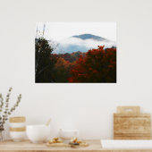 Hooggebergte in het herfst van Peaks Adirondacks Poster (Keuken)