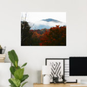Hooggebergte in het herfst van Peaks Adirondacks Poster (Thuiskantoor)