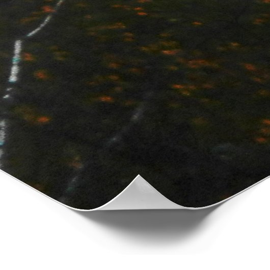 Hooggebergte in het herfst van Peaks Adirondacks Poster (Hoek)