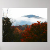 Hooggebergte in het herfst van Peaks Adirondacks Poster (Voorkant)