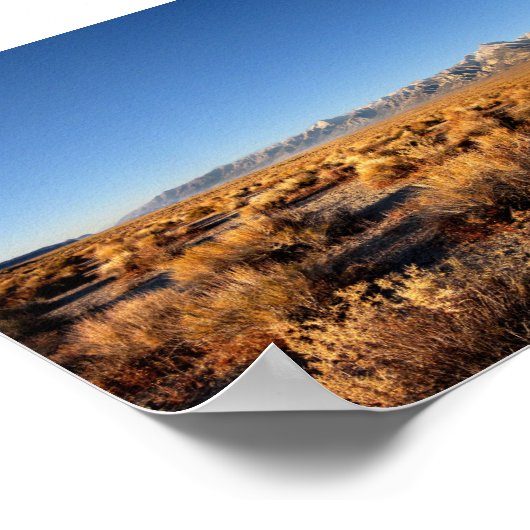 Hooggebergte in Sierra Nevada Poster (Hoek)