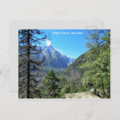 Hooggebergte in Tatra, Slowakije, Briefkaart (Voorkant / Achterkant)