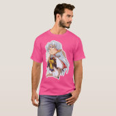 Hooggeborene Demon Dog Retro Chibi T-shirt (Voorkant volledig)