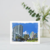 Hooggegroeide Miami-gebouwen - Briefkaart (Staand voorkant)