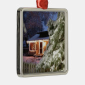 Hooggelegen Sierra Vakantie Metalen Ornament (Rechts)