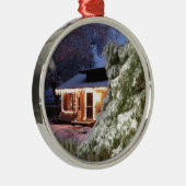 Hooggelegen Sierra Vakantie Metalen Ornament (Rechts)