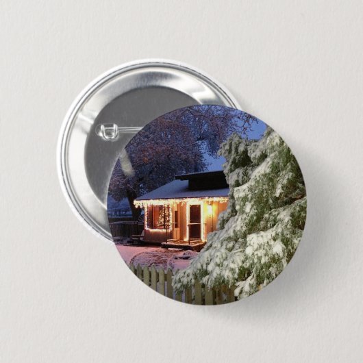 Hooggelegen Sierra Vakantie Ronde Button 5,7 Cm (Voorkant /achterkant)