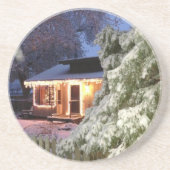 Hooggelegen Sierra Vakantie Zandsteen Onderzetter (Voorkant)