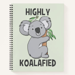 Hooggeplaatst Koalafied Koala Notitieboek