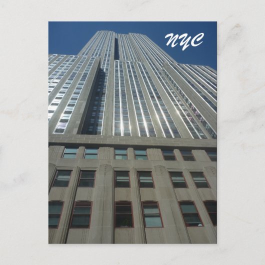 hooggeplaatste nyc van de imperiale staat briefkaart (Voorkant)