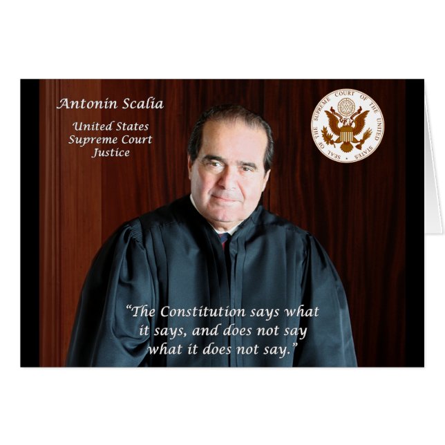 Hooggerechtshof Antonin Scalia (Voorkant Horizontaal)