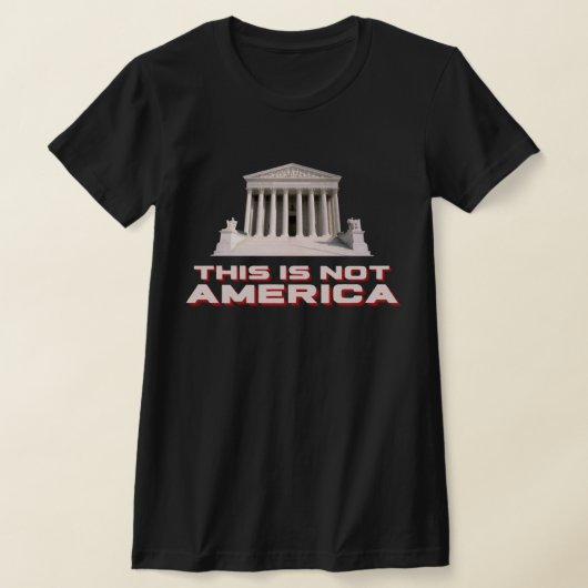 Hooggerechtshof dit is niet Amerika T-Shirt (Laagn)
