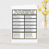 Hooggerechtshof Funny Poetry Birthday Kaart (Gele Bloem)