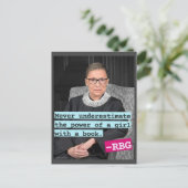 Hooggerechtshof Ruth Bader Ginsburg Briefkaart (Staand voorkant)