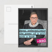 Hooggerechtshof Ruth Bader Ginsburg Briefkaart (Voorkant / Achterkant)