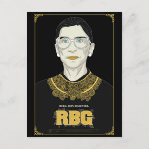 Hooggerechtshof Ruth Bader Ginsburg Briefkaart