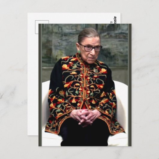 Hooggerechtshof Ruth Bader Ginsburg Briefkaart (Voorkant / Achterkant)