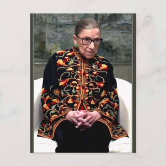 Hooggerechtshof Ruth Bader Ginsburg Briefkaart (Voorkant)