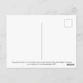 Hooggerechtshof Ruth Bader Ginsburg Briefkaart (Achterkant)