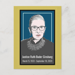 Hooggerechtshof Ruth Bader Ginsburg Briefkaart
