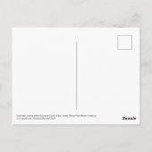 Hooggerechtshof Ruth Bader Ginsburg Briefkaart (Achterkant)