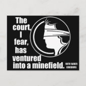 Hooggerechtshof Ruth Bader Ginsburg Pro Choice Quo Briefkaart (Voorkant)