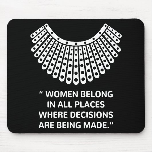 Hooggerechtshof RUTH BADER GINSBURG Rbg Muismat (Voorkant)