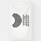 Hooggerechtshof RUTH BADER GINSBURG Rbg Spandoek (Verticaal)