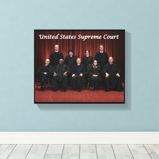 Hooggerechtshof van de Verenigde Staten van 2018 Canvas Afdruk (Insitu (Houten vloer))