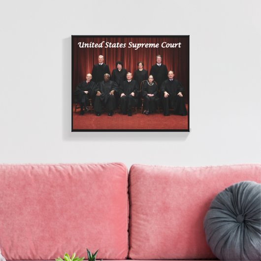 Hooggerechtshof van de Verenigde Staten van 2018 Canvas Afdruk (Insitu (Woonkamer))