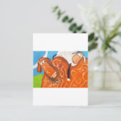 HOOGGRONDWEEFSEL BRIEFKAART (Staand voorkant)